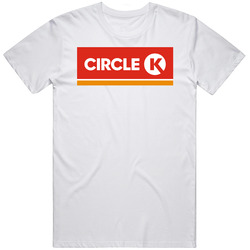 Circle K Stores Best Convenience Store Logo Retro Graphic Unisex Cotton White Classic T Shirt