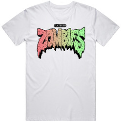 Fbz Flatbush Pale Rasta Retro Graphic Unisex Cotton White Classic T Shirt