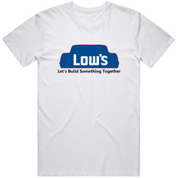 Lows Lowrider Lets Build Retro Graphic Unisex Cotton White Classic T Shirt