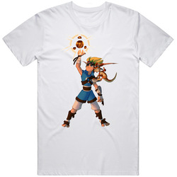 Jak Jak And Daxter The Precursor Legacy Video Game Character Retro Graphic Unisex Cotton White Classic T Shirt