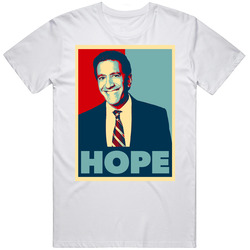 Sanjay Gupta Hope Retro Graphic Unisex Cotton White Classic T Shirt