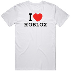 I Heart Roblox Video Game Classic Love Heart Retro Graphic Unisex Cotton White Classic T Shirt