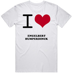I Heart Engelbert Humperdinck Hollywood Walk Of Fame Retro Graphic Unisex Cotton White Classic T Shirt