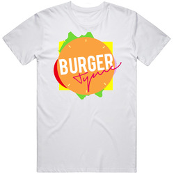 Burgertyme Funny Edelman Fan Burger Time Retro Graphic Unisex Cotton White Classic T Shirt