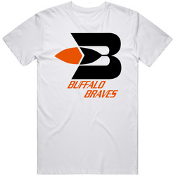 Buffalo Braves Retro 70's Logo Basketball Fan Retro Graphic Unisex Cotton White Classic T Shirt