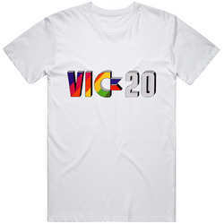 Commodore Vic-20 Retro Graphic Unisex Cotton White Classic T Shirt