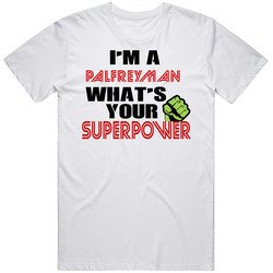 Im A Palfreyman Whats Your Superpower Funny Last Name Retro Graphic Unisex White Classic T Shirt