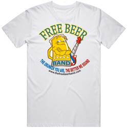 Fbb White Retro Graphic Unisex White Classic T Shirt