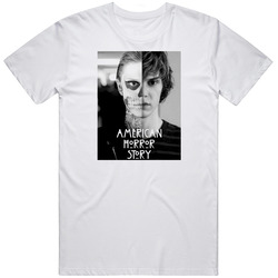 American Horror Story Retro Graphic Unisex White Classic T Shirt