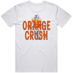 Wes Welker Orange Crush Retro Graphic Unisex White Classic T Shirt