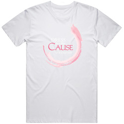 Dress For The Cause Retro Graphic Unisex White Classic T Shirt