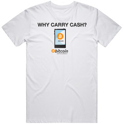 Why Carry Cash - White Retro Graphic Unisex White Classic T Shirt