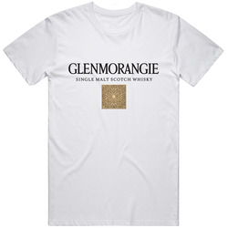 Glenmorangie Logo Single Malt Scotch Retro Graphic Unisex White Classic T Shirt