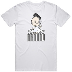 Armind Retro Graphic Unisex White Classic T Shirt