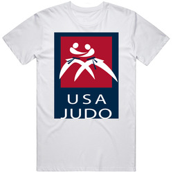 Judo Usa Retro Graphic Unisex White Classic T Shirt