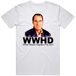 Hayden Fox Coach Retro Graphic Unisex White Classic T Shirt