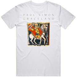 Graceland Paul Simon Album 80s Retro Graphic Unisex White Classic T Shirt