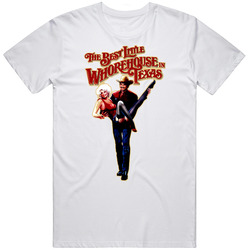 The Best Little Whore House In Texas Movie Retro Graphic Unisex White Classic T Shirt