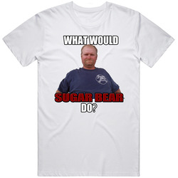 Here Comes Honey Boo Boo What Would Sugar Bear Do? Retro Graphic Unisex White Classic T Shirt