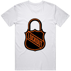 Nhl Lockout Hockey Retro Graphic Unisex White Classic T Shirt