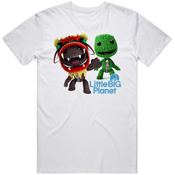Little Big Planet Retro Graphic Unisex White Classic T Shirt