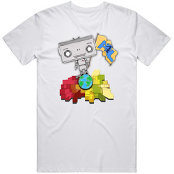A4l - Robot Retro Graphic Unisex White Classic T Shirt
