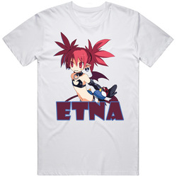Etna Disgaea Video Game Retro Graphic Unisex White Classic T Shirt