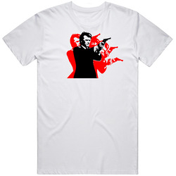 Dirty Harry Movie Retro Retro Graphic Unisex White Classic T Shirt