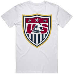 Usa American Olympic Soccer T Retro Graphic Unisex White Classic T Shirt
