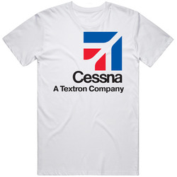 Cessna Logo Retro Retro Graphic Unisex White Classic T Shirt