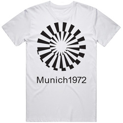 Munich 1972 Summer Olympics Retro Graphic Unisex White Classic T Shirt