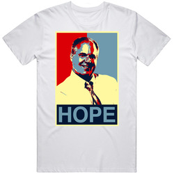 Rush Limbaugh Hope Retro Graphic Unisex White Classic T Shirt