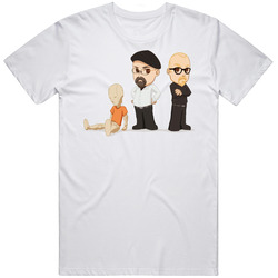 Mythbusters Jamie Adam Buster Tv Show White Retro Graphic Unisex White Classic T Shirt