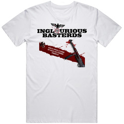 Inglorious Bastards Movie Retro Graphic Unisex White Classic T Shirt
