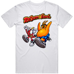 Toejam And Earl Videogame Retro Graphic Unisex White Classic T Shirt