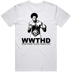 Wwjd Tommy Hitman Hearns Boxing Retro Graphic Unisex White Classic T Shirt