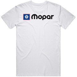 Mopar Retro Graphic Unisex White Classic T Shirt