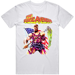 The Toxic Avenger Movie 80s White Retro Graphic Unisex White Classic T Shirt