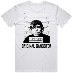Original Gangster Stephen Hawking Funny Retro Graphic Unisex White Classic T Shirt