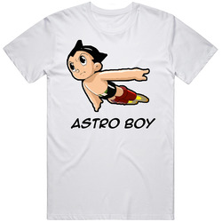 Astro Boy Anime Cartoon Retro Graphic Unisex White Classic T Shirt