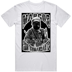 Sub Comandante Marcos Mexican JOE Retro Graphic Unisex White Classic T Shirt