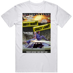Dirty Mary Crazy Larry 70s movie Fonda (2).jpg Retro Graphic Unisex White Classic T Shirt