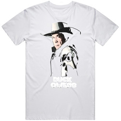 Buck Owens country singer concert (2).jpg Retro Graphic Unisex White Classic T Shirt