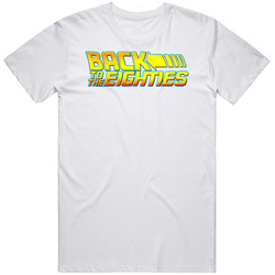 BACK TO THE 80'S PETE Retro Graphic Unisex White Classic T Shirt
