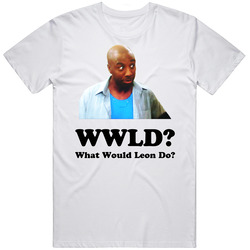 What Would Leon Do Jb Smoove Curb Your Retro Graphic Unisex White Classic T Shirt