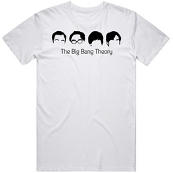 The Big Bang Theory Retro Graphic Unisex White Classic T Shirt
