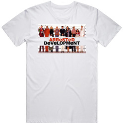 Arrested Development Funny Retro Graphic Unisex White Classic T Shirt