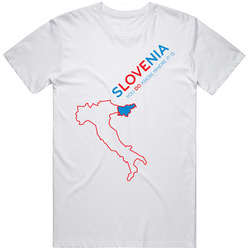 Slovenia Funny Retro Graphic Unisex White Classic T Shirt
