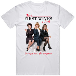 The First Wives Club Diane Keaton Movie Retro Graphic Unisex White Classic T Shirt