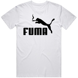 Fuma Funny Brand Parody Hip Hop Rap Retro Graphic Unisex White Classic T Shirt